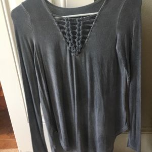 American Eagle long sleeve blouse shirt